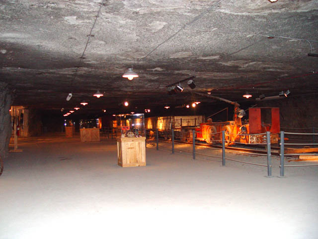 underground salt museum old rail system